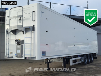 Su slankiojanciomis grindimis puspriekabė KNAPEN