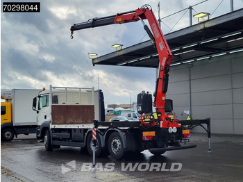 Platforminis/ Bortinis sunkvežimis, Sunkvežimis su kranu MAN TGS 26.360 6X2 Fassi F135A.0.22 Lift-Axle Euro 6: foto 2