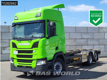 Konteineris-vežimus/ Sukeisti kūną sunkvežimis SCANIA R 500