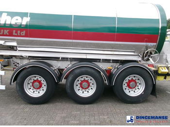 Puspriekabė cisterna Clayton Chemical tank inox 18 m3 / 1 comp: foto 5
