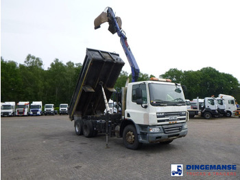 Sunkvežimis su kranu DAF CF 75.310 6x4 RHD tipper + HMF 1144 K-1 + grapple: foto 2 Sunkvežimis su kranu DAF CF 75.310 6x4 RHD tipper + HMF 1144 K-1 + grapple: foto 2