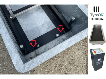 Garažo įranga TSC3000X2i in floor scissor lift - Extendable tables - Recessed containers: foto 4