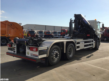 Hook-lift sunkvežimis, Sunkvežimis su kranu DAF FAN CF 430 HMF 23 ton/meter laadkraan + Welvaarts Weighing system: foto 4