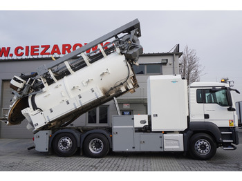 Asenizatorius MAN TGS 26.360 E6 / RIVARD sewage cleaner 18 m3 / 180 tho. km / steering axle / 2 units: foto 4