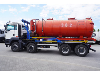 Srutovežis MAN TGS 35.400 8 × 4 E5 / HYVA HOOK LIFT 32.56 SE / Septic barrel 13000 L: foto 4