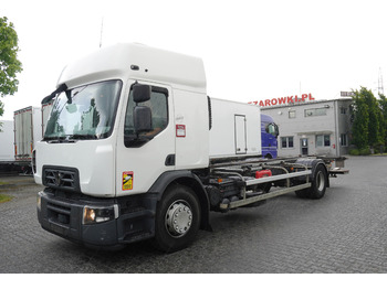 Važiuoklės sunkvežimis RENAULT D19 Wide Glob / BDF / load capacity 11t / 280 thousand km / tail lift: foto 2