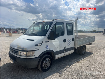 Bortinis automobilis 2006 Iveco Daily 35C12 Crew Cab (Inoperable) Flatbed Truck: foto 2