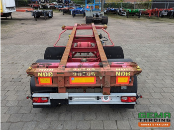 Konteineris-vežimus/ Sukeisti kūną puspriekabė Krone SZC 20FT 2-Assen ROR - STEEL Suspension - DOUBLE tires - DrumBrakes (O1916): foto 5