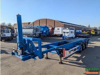 Konteineris-vežimus/ Sukeisti kūną puspriekabė VAN HOOL 40'