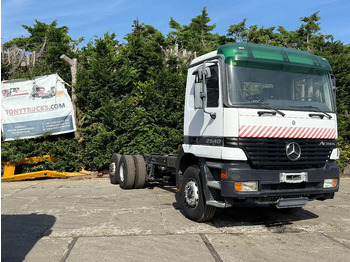 Važiuoklės sunkvežimis MERCEDES-BENZ Actros 2540