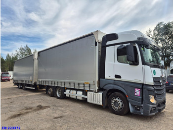 Tentinis sunkvežimis MERCEDES-BENZ Actros 2542 6x2 Euro6 + Wielton trailer: foto 4