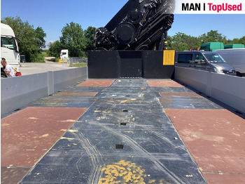 Platforminis/ Bortinis sunkvežimis, Sunkvežimis su kranu MAN TGS 35.510 8x4 BL CH HIAB X-HiPro 858 E 8: foto 2
