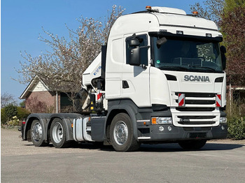 Vilkikas Scania R450 6x2 !!TRACTOR!!!CRANE/GRUE/HMF 50TM!!TOP!EURO6!!: foto 2