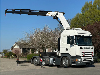 Vilkikas Scania R450 6x2 !!TRACTOR!!!CRANE/GRUE/HMF 50TM!!TOP!EURO6!!: foto 3