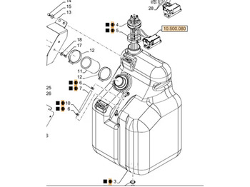 Variklis ir dalys CASE
