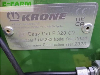 Šienapjovė Krone easy cut f 320 cv: foto 5