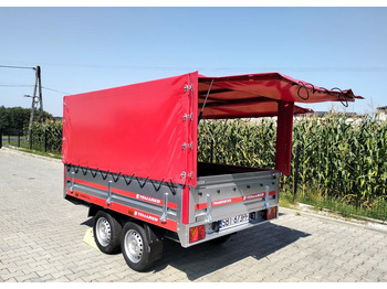 Nauja Platforminė/ Bortinė priekaba TEMARED 2osie 750kg straż strażacka pożarnicza: foto 4