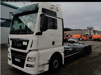 Konteineris-vežimus/ Sukeisti kūną sunkvežimis MAN TGX 26.510
