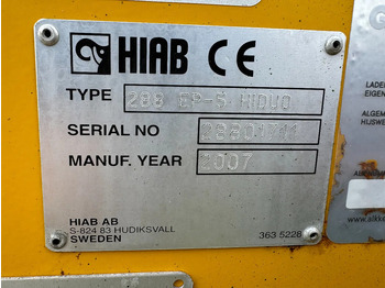 Vilkikas Scania P380 6X2 HIAB 288 + REMOTE CONTROL + PLATEAU: foto 5