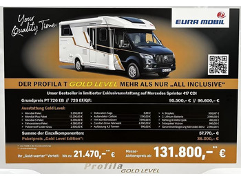 Pusiau integruotas kemperis EURA MOBIL