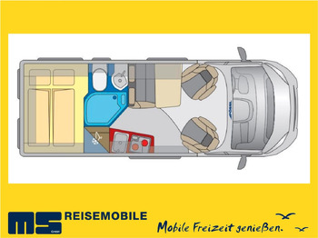 Mikroautobusas kemperis Pössl 2WIN R PLUS / 165PS / 1.HAND / AHK / NAVI / ALU.: foto 2