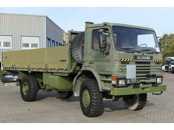 Platforminis/ Bortinis sunkvežimis Scania P92HK 4x4, Allrad, Einzelbereifung, Klima, 40tkm: foto 4