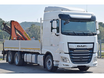 Sunkvežimis su kranu DAF XF 530 Pritsche 6,30 m + PK 15500 * TOPZUSTAND: foto 3