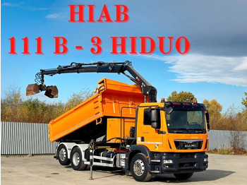 MAN TGM 26.290* KIPPER 4,60m*HIAB 111 B-3 HIDUO/FUNK lizingą MAN TGM 26.290* KIPPER 4,60m*HIAB 111 B-3 HIDUO/FUNK: foto 1