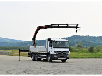 Sunkvežimis su kranu, Platforminis/ Bortinis sunkvežimis Mercedes-Benz ACTROS 2636 * PK 16002 C + FUNK/6x4: foto 2