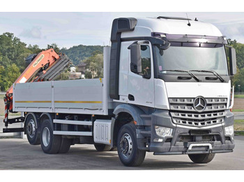 Sunkvežimis su kranu, Platforminis/ Bortinis sunkvežimis Mercedes-Benz AROCS 2542* PK 13001-K B* TOPZUSTAND: foto 3