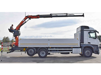 Sunkvežimis su kranu, Platforminis/ Bortinis sunkvežimis Mercedes-Benz AROCS 2542* PK 13001-K B* TOPZUSTAND: foto 5