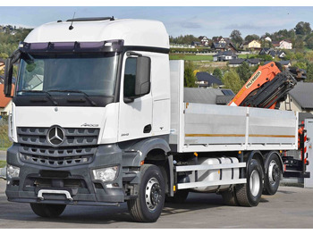 Sunkvežimis su kranu, Platforminis/ Bortinis sunkvežimis Mercedes-Benz AROCS 2542* PK 13001-K B* TOPZUSTAND: foto 4