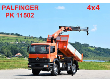 Sunkvežimis su kranu, Savivartis sunkvežimis Mercedes-Benz ATEGO 1828 Kipper 3,80 m PK 11502 * TOPZUSTAND: foto 1
