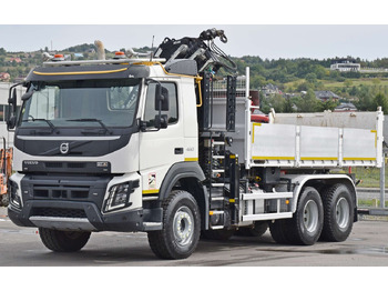 Sunkvežimis su kranu Volvo FMX 460 Kipper 5,40m *ATLAS 172.3E/FUNK *6x4: foto 4