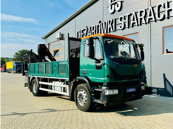 Platforminis/ Bortinis sunkvežimis, Sunkvežimis su kranu Iveco Eurocargo 180E25: foto 5