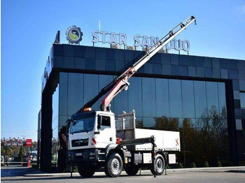 Platforminis/ Bortinis sunkvežimis MAN TGM 18.340