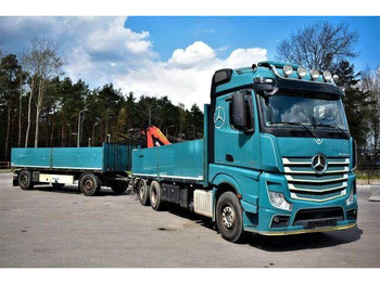 Platforminis/ Bortinis sunkvežimis MERCEDES-BENZ Actros 2545
