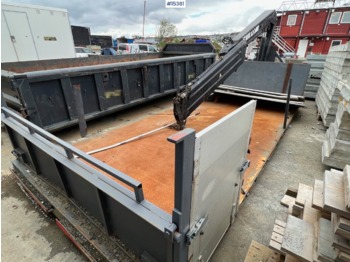 Užtraukiamas konteineris krokløftkasse m/ HIAB kran: foto 3