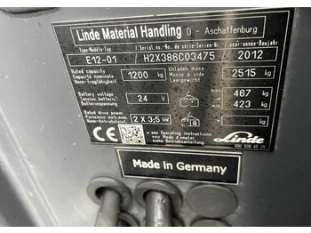 Elektrinis krautuvas Linde E12-01: foto 4