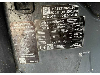 Elektrinis krautuvas Linde E16P-02: foto 4 Elektrinis krautuvas Linde E16P-02: foto 4