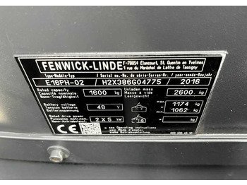 Elektrinis krautuvas Linde E16PH-02: foto 5