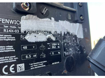 Krautuvas su šakėmis Linde R14X: foto 4