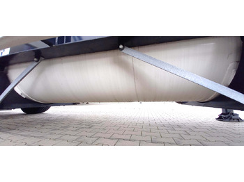 Puspriekabė cisterna Schwingenschlögel Gas tank semi-trailer used for LNG/CNG mobile filling station Methan Gas Cryogenic: foto 3