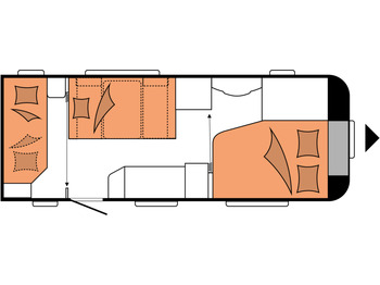 Prikabinamas namelis DE LUXE 540 KMFe: foto 2