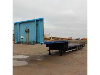 Žemo profilio platforma puspriekabė 2005 SDC Tri Axle Step Frame Trailer: foto 1