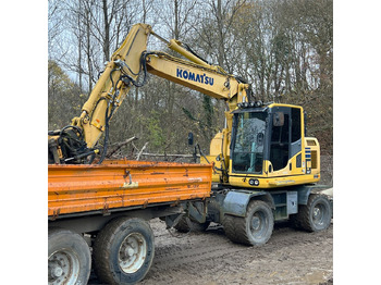 Ratinis ekskavatorius Komatsu PW148-10: foto 3