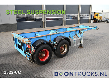 Konteineris-vežimus/ Sukeisti kūną puspriekabė