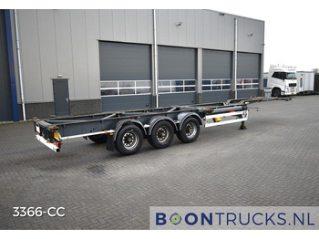 Konteineris-vežimus/ Sukeisti kūną puspriekabė VAN HOOL 40'