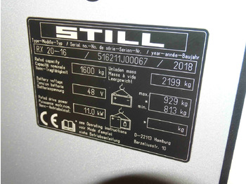 Elektrinis krautuvas Still RX20-16: foto 5