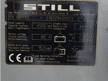 Elektrinis krautuvas Still RX60-45: foto 5